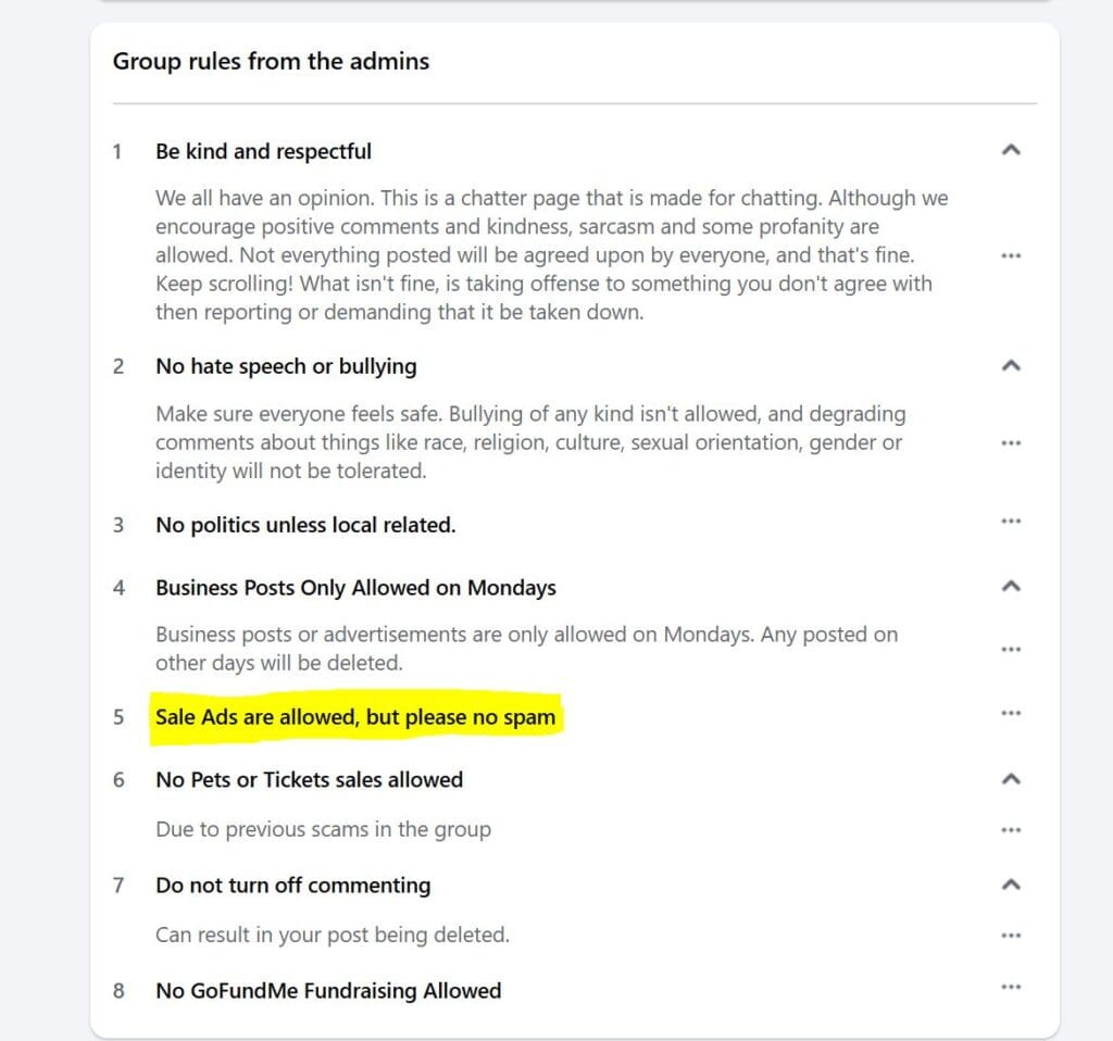 Photography business education Facebook group screenshot how to market for free using facebook