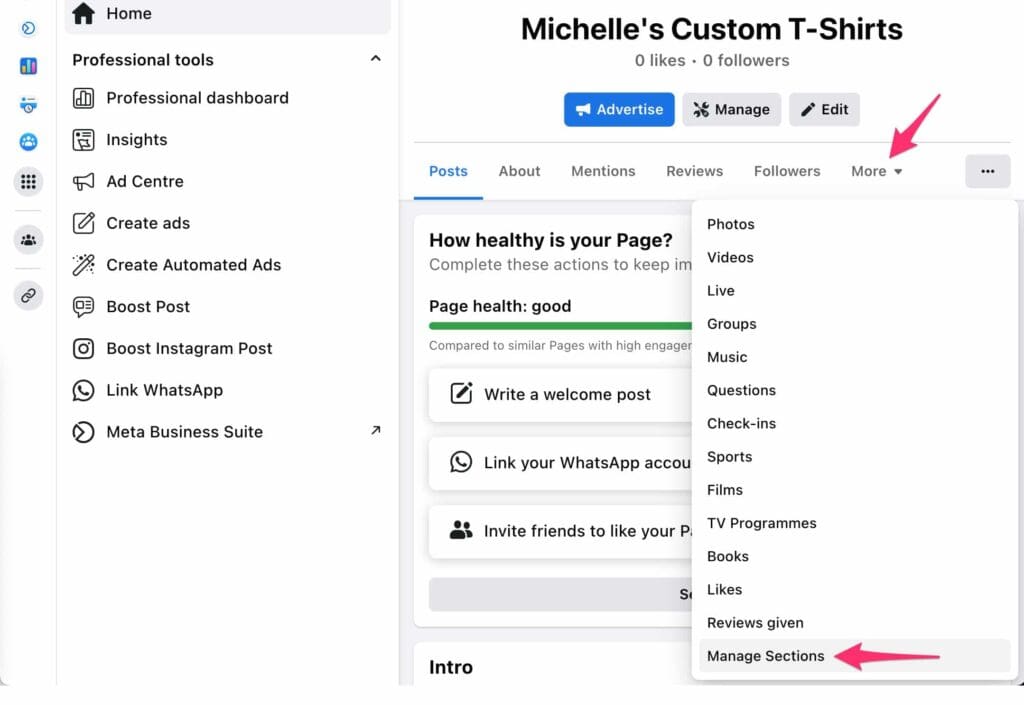 Photographers small business facebook page set up checklist 